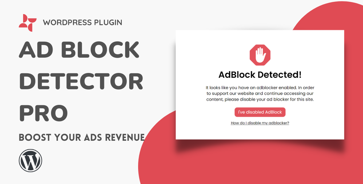 Ad Block Detector Pro – WordPress Plugin